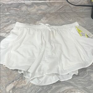 All in Motion Women's Athletic White Shorts